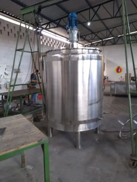 Tanque misturador de aço inox 304