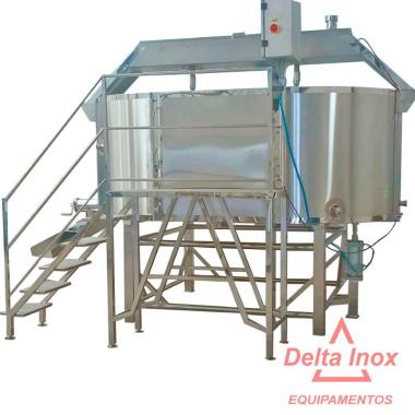 Tanque Mecânico para Fabricação de Queijo - Queijomatic Tanque Mecânico para Fabricação de Queijo - Queijomatic